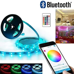 Glückluz Tiras LED Inteligentes RGB para el Hogar: Control Total con Multicontrol Remoto y App Móvil - Iluminación Personalizable, Fácil Instalación,