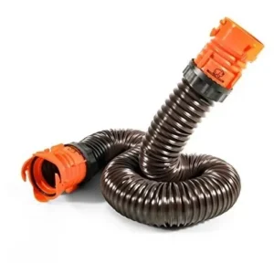 Extensión de Manguera de Desagüe para RV CAMCO Rhinoflex 5 pies con Giro 90° - Kit Completo, Resistente y Flexible para un Sellado Hermético y Fácil M