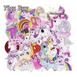 ¡Decora y Personaliza! Calcomanías de Unicornios y Ponis - Set de 25 Stickers Variados para Manualidades, Decoración y Más - Marca ArX - Alta Calidad