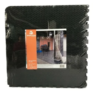 Piso Tatami para Gimnasio Marca Everlast: 4 Piezas de 63cm - Protección y Confort para Ejercicio en Casa - Ideal para Yoga, Crossfit y Más