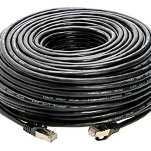 Cable Ethernet Blindado CAT7 Cables Direct Online - 100 Pies - Conectividad Superior para Redes Gigabit - Conectores RJ45 Dorados - Alto Rendimiento 6