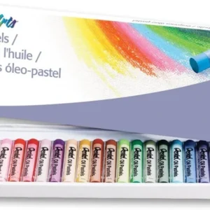 Explora la Creatividad con Pentel Arts: Set de Óleo Gises Pastel Graso Profesional de 25 Colores Vibrantes y Duraderos | Ideal para Artistas y Estudia