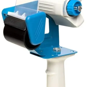 Aplicador y Despachador de Cinta para Empaque Barrilito Gris: Optimiza tu Empaquetado con Facilidad y Resistencia. Ideal para Cajas Corrugadas y Más,