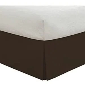 Faldón para Cama Lux Hotel de Microfibra Premium: Elegancia y Durabilidad, Caída de 35.56 cm, Fácil Cuidado, Disponible en Varios Colores y Tamaños