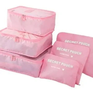 Set Organizador de Equipaje 6 en 1 Iforu - Modelo Premium para Viajes: Bolsas de Viaje Duraderas, Impermeables y Multifuncionales - Perfectas para Rop