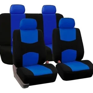 Set Cubre Asientos Universales Premium ArX en Color Azul Zafiro: Protección Completa, Ajuste Perfecto y Estilo Renovable para tu Automóvil - Fácil Ins