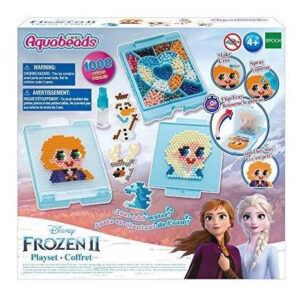 ¡Crea un Mundo Mágico! Juego de Manualidades Aquabeads Frozen 2: Diseños 3D de Elsa y Anna, Fácil de Usar, Desarrolla la Creatividad Infantil