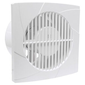 Surtek Extractor de Aire Silencioso 4 Pulgadas: Modelo 136770, Alta Eficiencia para Baños y Cocinas, Fácil Instalación, Flujo de Aire Optimizado, Dise