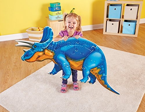 Learning Resources Rompecabezas Jumbo de Piso Dinosaurios: ¡Diversión Learning Resources Rompecabezas Jumbo de Piso Dinosaurios: ¡Diversión