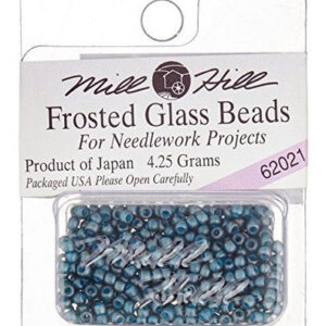 Mill Hill Abalorios de Vidrio Esmerilado: Pack de 4.25 Gramos para Manualidades y Bisutería de Alta Calidad - Diseño Único y Acabado Mate Elegante