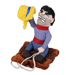 ¡Disfraz de Vaquero Jinete para Perro - ArX - Talla XL! Halloween Divertido y Resistente, Diseño Realista, Fácil de Poner y Quitar. ¡Haz que tu Mascot