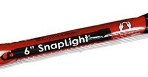 Cyalume SnapLight - Kit de 10 Barras Luminosas Rojas de 15 cm | Iluminación de Emergencia, Seguridad y Señalización | Duración 12 Horas | Activación I