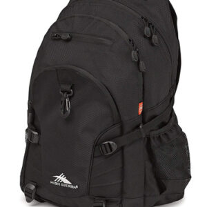 Mochila High Sierra Loop 33L Negra para Excursiones y Uso Diario | Poliéster Resistente, Compartimentos Múltiples, Correas Ajustables, Ideal Senderism