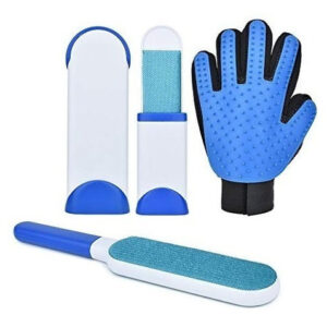 Kit de Limpieza para Mascotas Pet-Pro: Elimina Pelo de Perro y Gato de Muebles y Ropa. Incluye Cepillo Autolimpiante, Guante de Aseo y Tamaño Viajero.