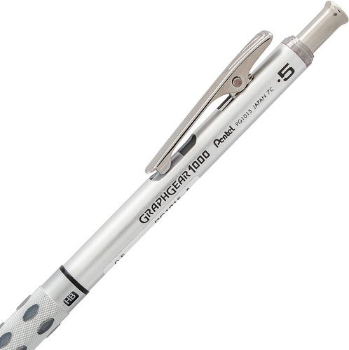 Lápiz Portaminas Pentel GraphGear 1000 - 0.5 mm - Precisión Profesional para Dibujo Técnico y Escritura Detallada - Envío Rápido y Seguro