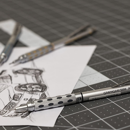 Lápiz Portaminas Pentel GraphGear 1000 - 0.5 mm - Precisión Profesional para Dibujo Técnico y Escritura Detallada - Envío Rápido y Seguro