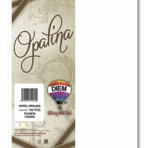 Cartulina Opalina Facia Tamaño Carta Color Marfil - 100 Hojas para Proyectos Creativos y Profesionales | Papel Grueso y Resistente para Impresión de C