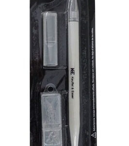 Cutter de Precisión K+E 11323 - Exacto Profesional para Arte y Manualidades: Corte Limpio y Detallado, Ideal para Papel, Cartón y Maquetas