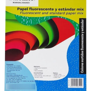 Hoja de Papel de Colores Barrilito Carta: Paquete 100 Hojas Bond 75g | Gama Vibrante para Proyectos Creativos y Oficina | Compatibilidad con Impresora