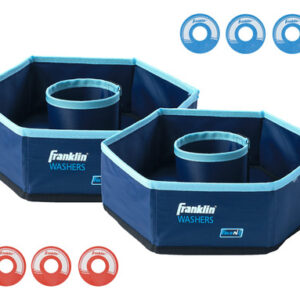 ¡Diversión Garantizada! Juego de Arandelas Plegables MEGACENTRAL 52202X: 2 Objetivos 30x30 cm, Ideal para Playa, Fiestas y Reuniones, Incluye Arandela