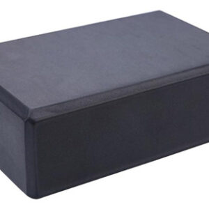 Bloque de Estiramiento y Yoga FitZen EVA Negro: Soporte Firme y Confort para Ejercicios, Meditación y Posturas de Yoga. Diseño Antideslizante, Durader