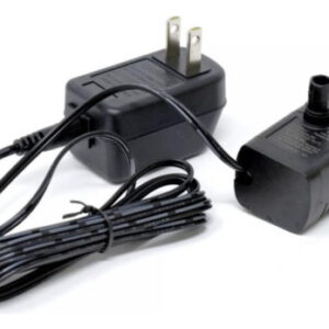 Bomba de Repuesto para Fuentes de Agua Essentials GE804 - Silenciosa y Ajustable - Ideal para Fuentes de Cerámica de Interior - Flujo de Agua Personal