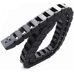 Cadena de Arrastre para CNC MEGACENTRAL R18 - 1 Metro - 10x15mm Interior - Plástico Negro de Alta Resistencia - Movimiento Preciso y Duradero para tu