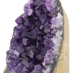 Geoda de Amatista Morada Auténtica | Colección Crystaline - 250g | Adorno Espiritual, Sanación y Decoración Única | Cuarzo Natural de Uruguay
