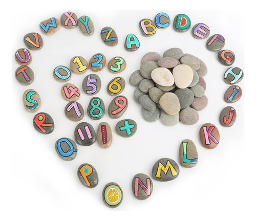 Kit De Pintura De Piedras Que Brillan En La Oscuridad – 10 Piedras Con 8 Colores Y Accesorios, Para Niños 4-12 Años