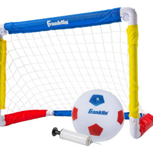 ¡Divertido Juego de Mini Porterías de Fútbol Franklin Sports Future Champs para Niños! 61x41cm, Fácil Montaje, Pelota Incluida, Ideal para Interiores