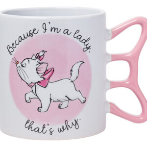 Taza de Cerámica Buffalo Plateada 590ml Disney Aristocats 'I'm a Lady': Elegancia y Encanto para Tus Bebidas Favoritas. Diseño Exclusivo, Apta para Mi