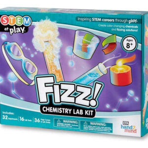 ¡Despierta la curiosidad científica! Kit de Química ETA Fizz! con 32 experimentos fascinantes: aprende, crea y diviértete con la ciencia en casa - Mod