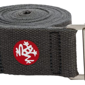 Correa de Yoga Manduka Align Thunder 3 Metros (10 Pies) - Algodón Ligero, Antideslizante y Resistente - Soporte Seguro para Yoga y Pilates