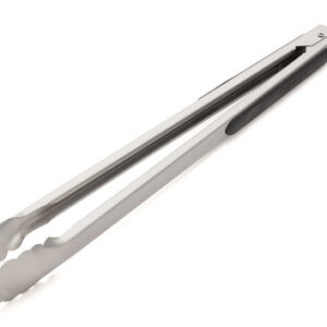 Pinzas para Parrilla Cuisinart CIT-102 de Acero Inoxidable con Mangos de Silicona – 17 Pulgadas, Bloqueo Seguro, Ideal para Asados Perfectos