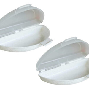 ¡Prepara Tortillas Perfectas en Minutos! Kit Doble para Microondas, Marca Genérica, Modelo XZ100 Blanco: Sin Aceite, Apto para Lavavajillas, Cocina Fá