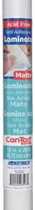 Vinilo Adhesivo Transparente Mate Con-Tact 45.7 cm x 6.1 m - Protección sin Ácido para Estantes, Cajones y Manualidades - Fácil Aplicación y Limpieza