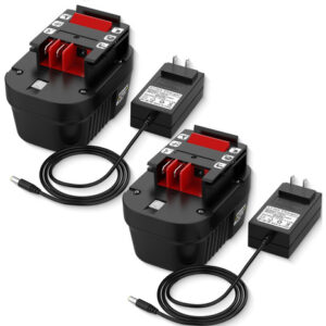 ¡Potencia al Máximo tus Herramientas! Paquete Doble de Baterías de Iones de Litio Black+Decker HPB12 de 12V y 6.0Ah - Larga Duración, Compatibilidad T