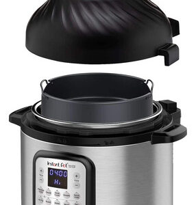 Instant Pot Duo Crisp 11 en 1 - Olla a Presión Multifunción 8 Cuartos con Freidora de Aire Integrada - Cocina Rápida y Saludable con 11 Programas - Id