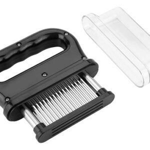 Ablandador de Carne Agatige con 48 Cuchillas de Acero Inoxidable - Modelo Agatige56hgdws3eb - Ablanda, Ahorra Tiempo y Potencia el Sabor de Tus Carnes