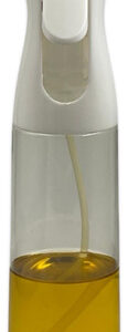 Pulverizador de Aceite Culinario EZ-Spray 300ml - Cocina Saludable y Controlada: Ideal para Freír, Asar, Hornear y Ensaladas. Diseño Transparente, Boq