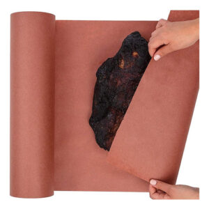 Papel de Carnicero Rosa para Ahumar Carne - L15 - MEGACENTRAL MÉXICO - Rollo 15.24 Metros x 44.45 cm - Papel Melocotón Sin Cera, Ideal para BBQ y Carn