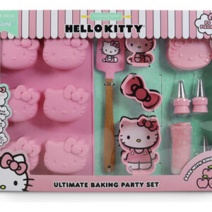 ¡Desata la Dulzura! Juego Completo para Hornear Hello Kitty Sanrio: Molde, Cortadores, Espátula y Glaseado – Crea Deliciosos Postres con Diseño Encant