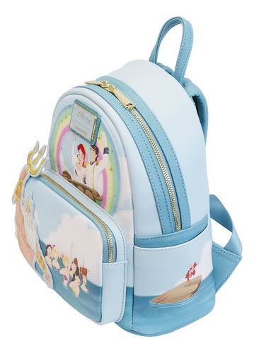 Mochila Mini Loungefly Disney La Sirenita Tritón - Diseño Exclusivo ...