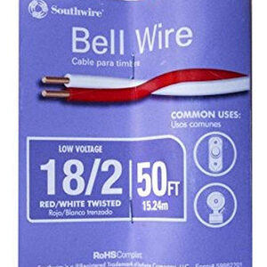 Cable para Timbre/Campana Rojo y Blanco Genérico: Conexión Segura y Duradera para Sistemas de Timbre y Control de Hornos. Resistente a UV, Cobre de Ca