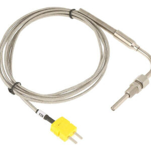 Sensor de Temperatura Tipo K NPT 1/8 Pulgadas de Acero Inoxidable, Marca MEGACENTRAL, Medición Precisa y Rápida para Controladores de Temperatura, Ide