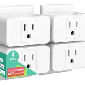 --- Smart Plug - Paquete de 4 Enchufes Inteligentes WiFi MSS110 - Control Remoto por App, Compatibilidad con Alexa, Google Home y IFTTT - Programación