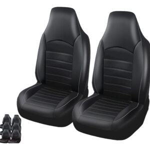 Protege y Renueva el Interior de tu Auto con Fundas de Asiento de Piel Sintética Premium | MEGACENTRAL MÉXICO | Compatibles con Airbag | Ajuste Univer