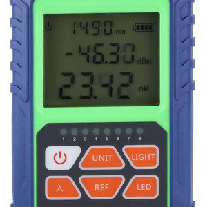 Medidor de Potencia Óptico Portátil PROMAX PM-100: Precisión Superior para Fibra Óptica, Conectores FC/SC/ST, Ideal para Instalación y Mantenimiento d