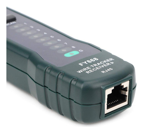 Rastreador de Cables Multifunción FY868: Localiza fallas en Redes RJ45/RJ11, Verifica Cortocircuitos y Cableado Defectuoso. Kit Profesional para Insta