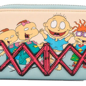 ¡Celebra los 30 años de Rugrats con esta Cartera Nickelodeon! Diseño de Babies, Piel Sintética Duradera, Espacio para Tarjetas y Billetes. Edición Esp